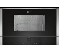 NEFF C17GR00N0B Built-in Microwave with Grill - Stainless Steel
